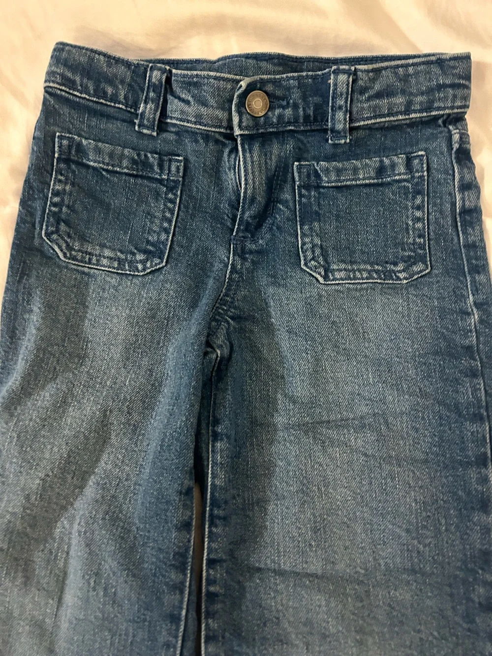 Gymboree Dark Blue Wide-Leg Girls Jeans